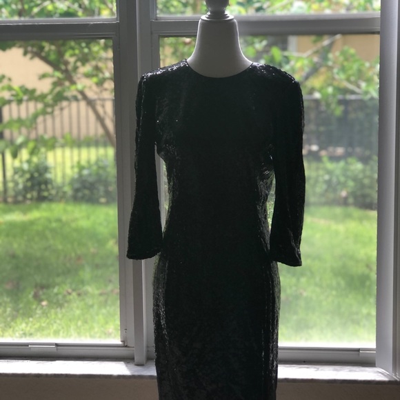 NWT Black Sequin Dress |Eva Mendez-NY & Co| Small - Picture 8 of 8